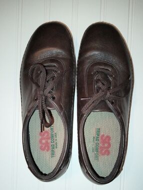SAS Women Brown Slip-On Lace Casual Loafers / Size 8 1/2